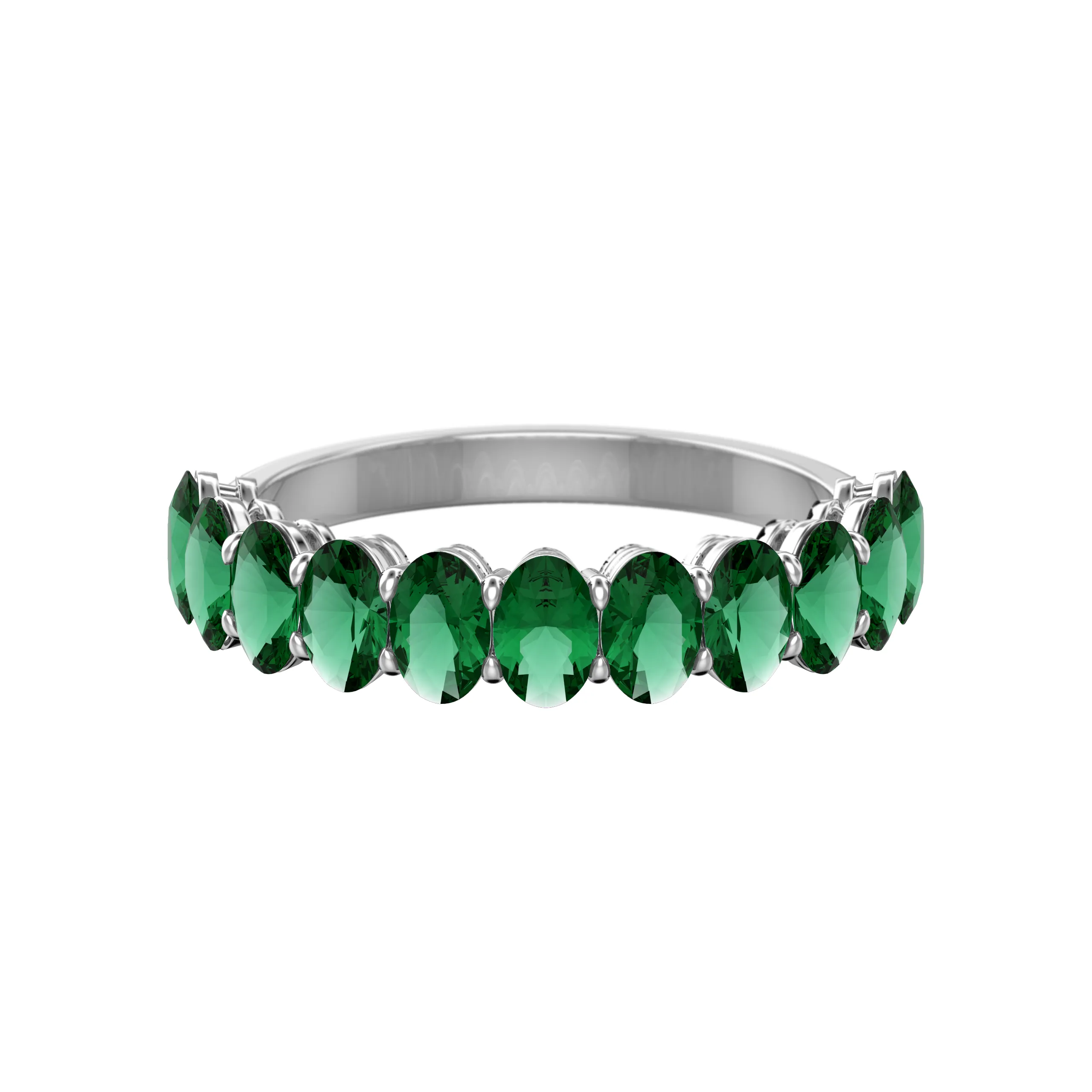 Gemstone Oval Band