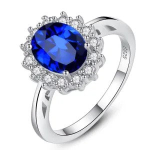 Gemstone Rings Sapphire Blue Wedding