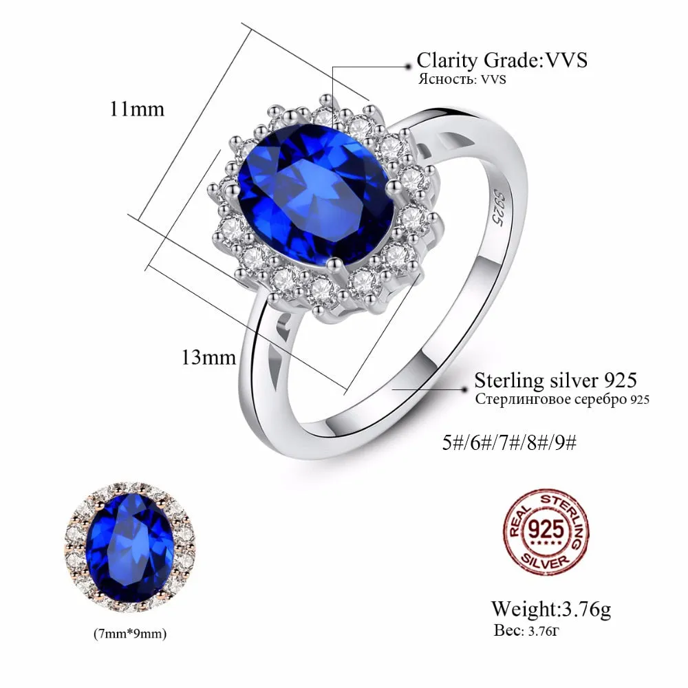 Gemstone Rings Sapphire Blue Wedding