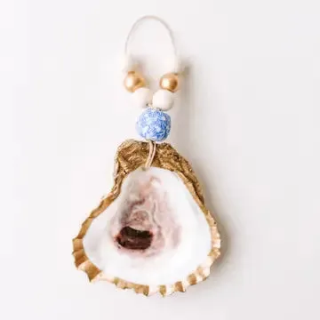 Gilded Oyster Shell Napkin Ring