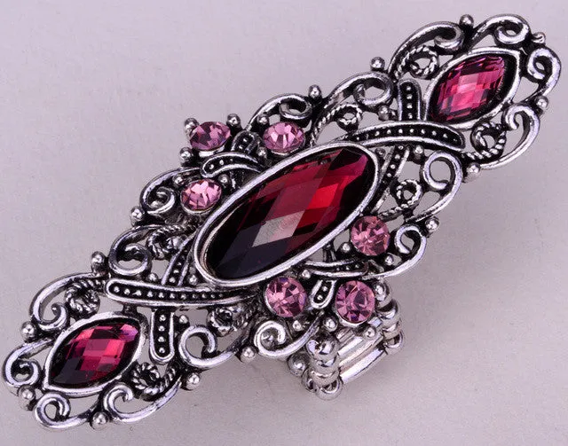 Glam Punk Full Knuckle Finger Ring for women