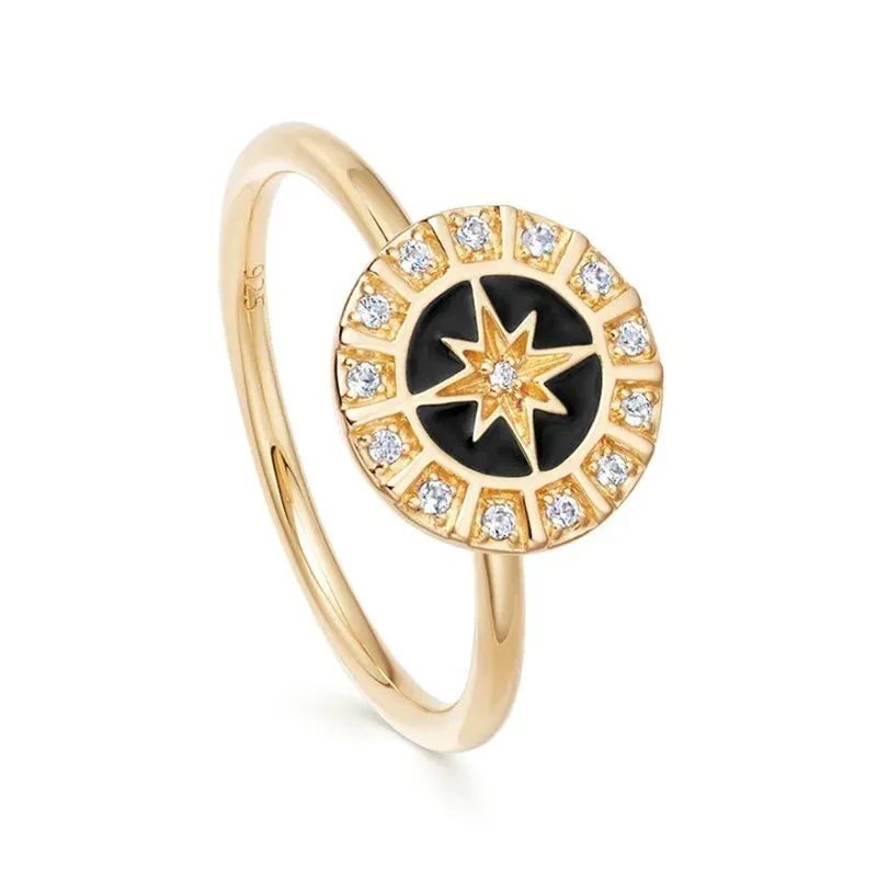 Gold Silver Multicolor Crystal Rings Turquoise Engagement Wedding Promise Ring Party Jewelry Gifts