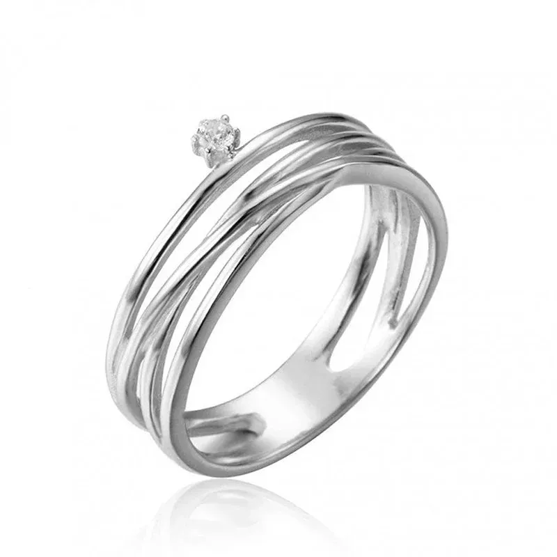 Gold Silver Multicolor Crystal Rings Turquoise Engagement Wedding Promise Ring Party Jewelry Gifts