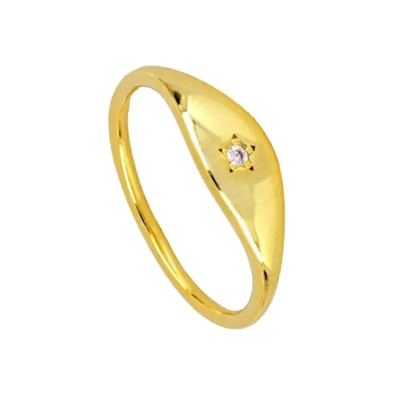Gold Silver Multicolor Crystal Rings Turquoise Engagement Wedding Promise Ring Party Jewelry Gifts