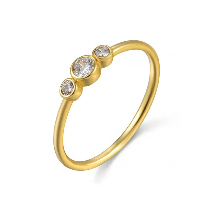 Gold Silver Multicolor Crystal Rings Turquoise Engagement Wedding Promise Ring Party Jewelry Gifts