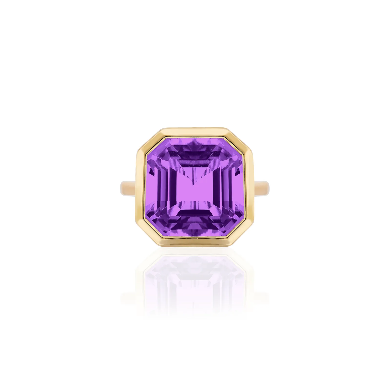 Gossip Gemstone Octagon Statement Ring