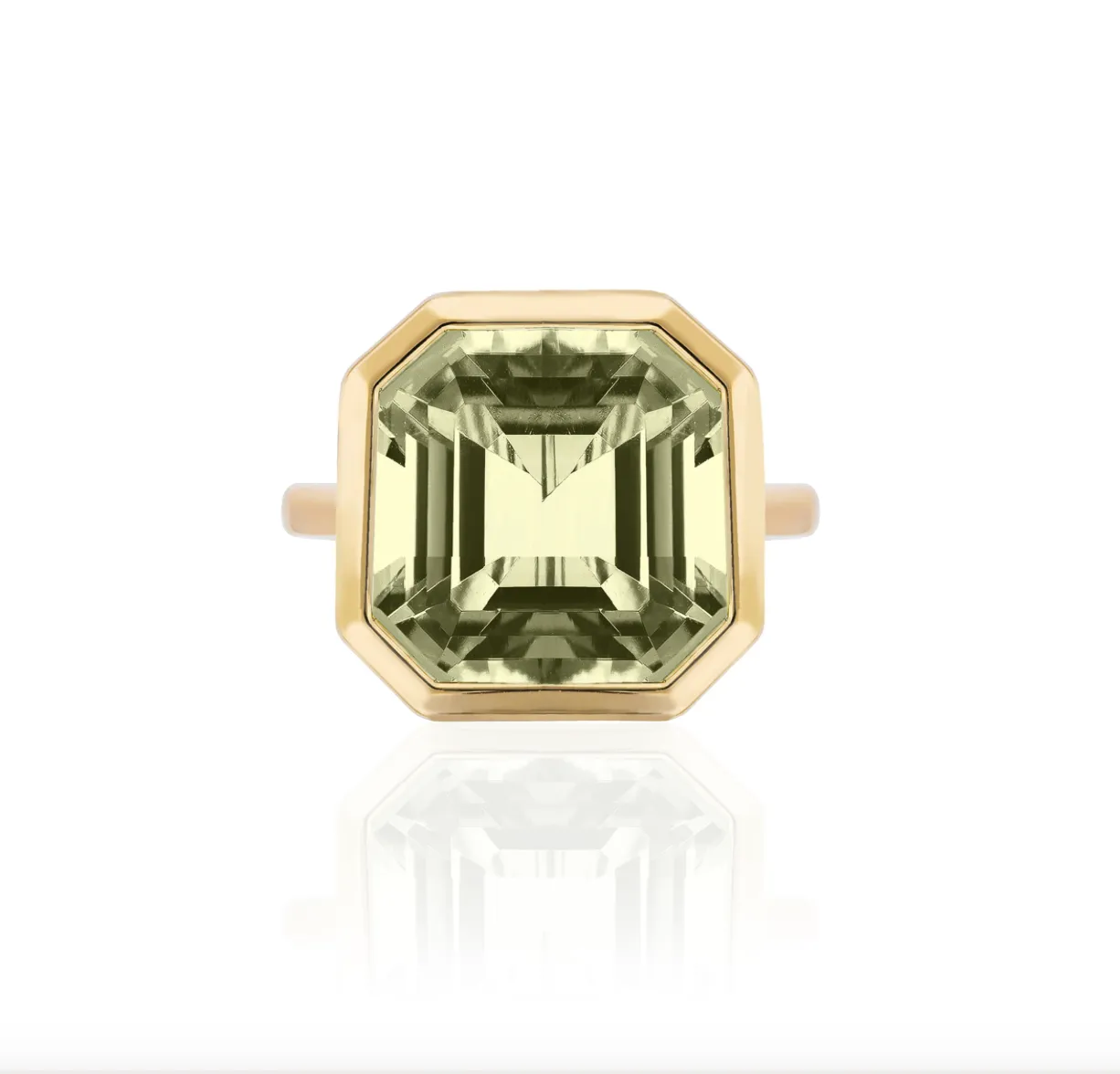Gossip Gemstone Octagon Statement Ring