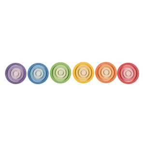 Grapat Nest Rings 24pcs Games for Kids Math Games for Kids for 3yrs 