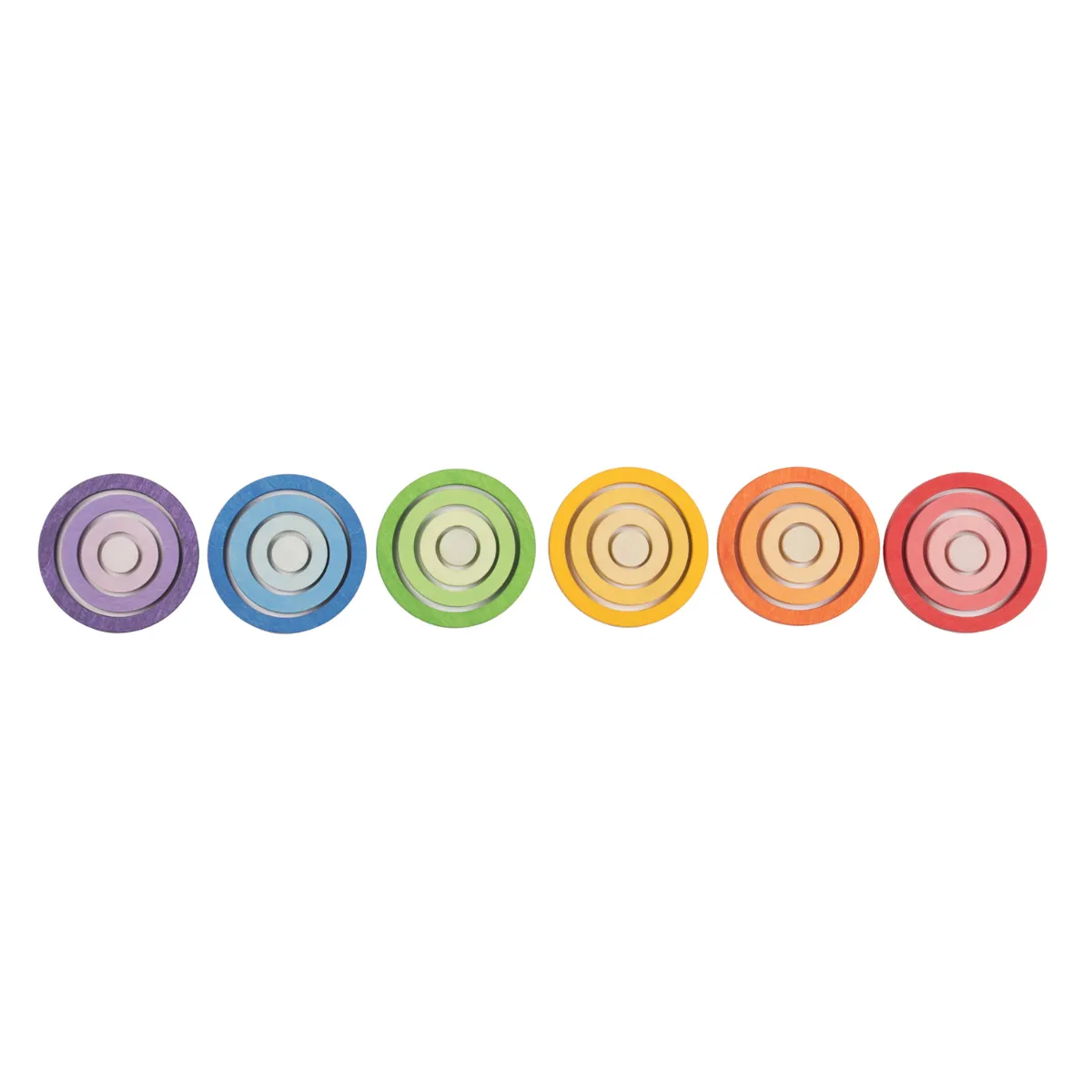 Grapat Nest Rings 24pcs Games for Kids Math Games for Kids for 3yrs 