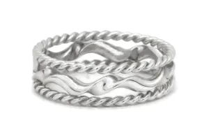 Greco Roman 3 Ring Set