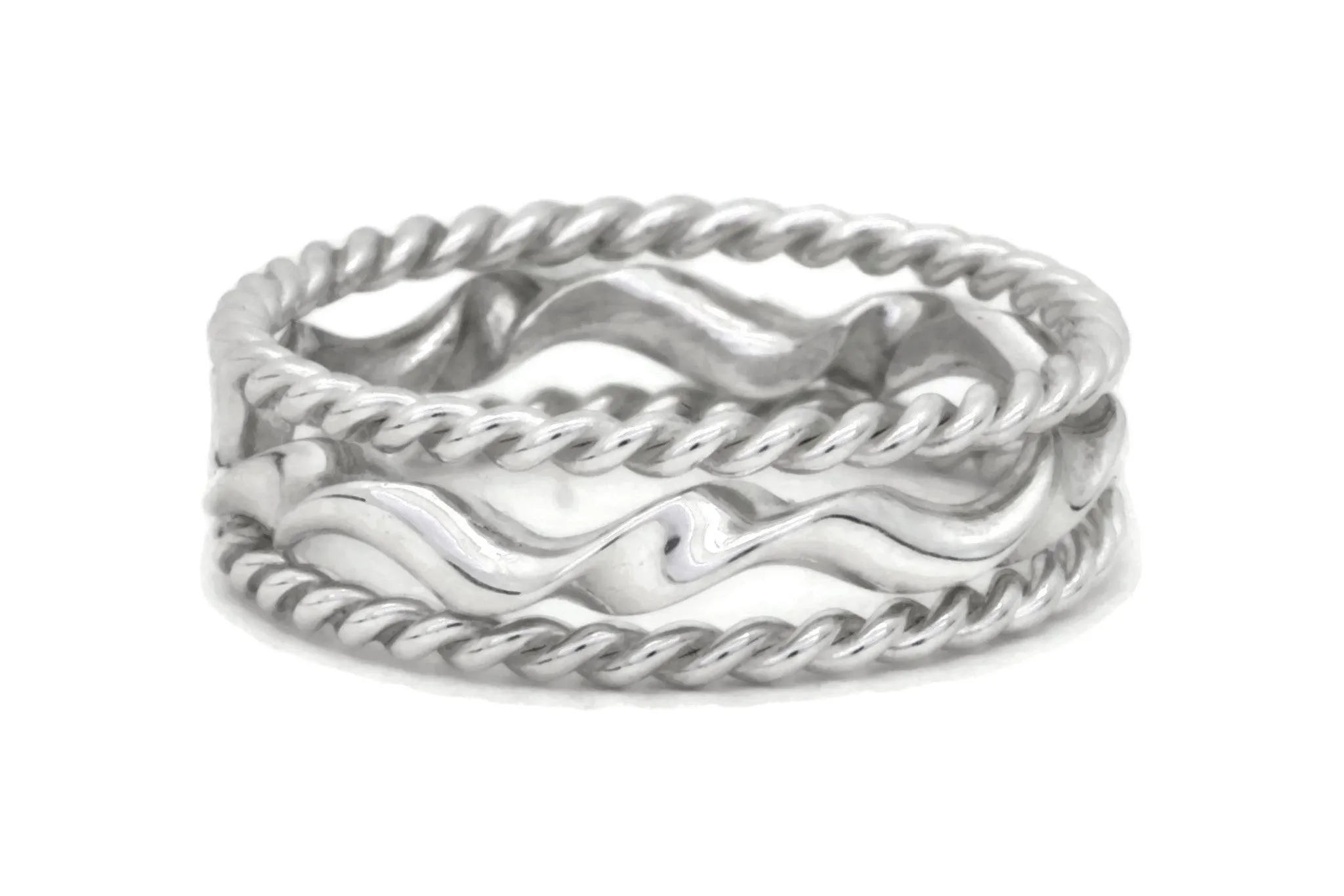 Greco Roman 3 Ring Set