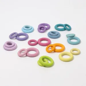 Grimm’s Building Rings Pastel 3yrs 