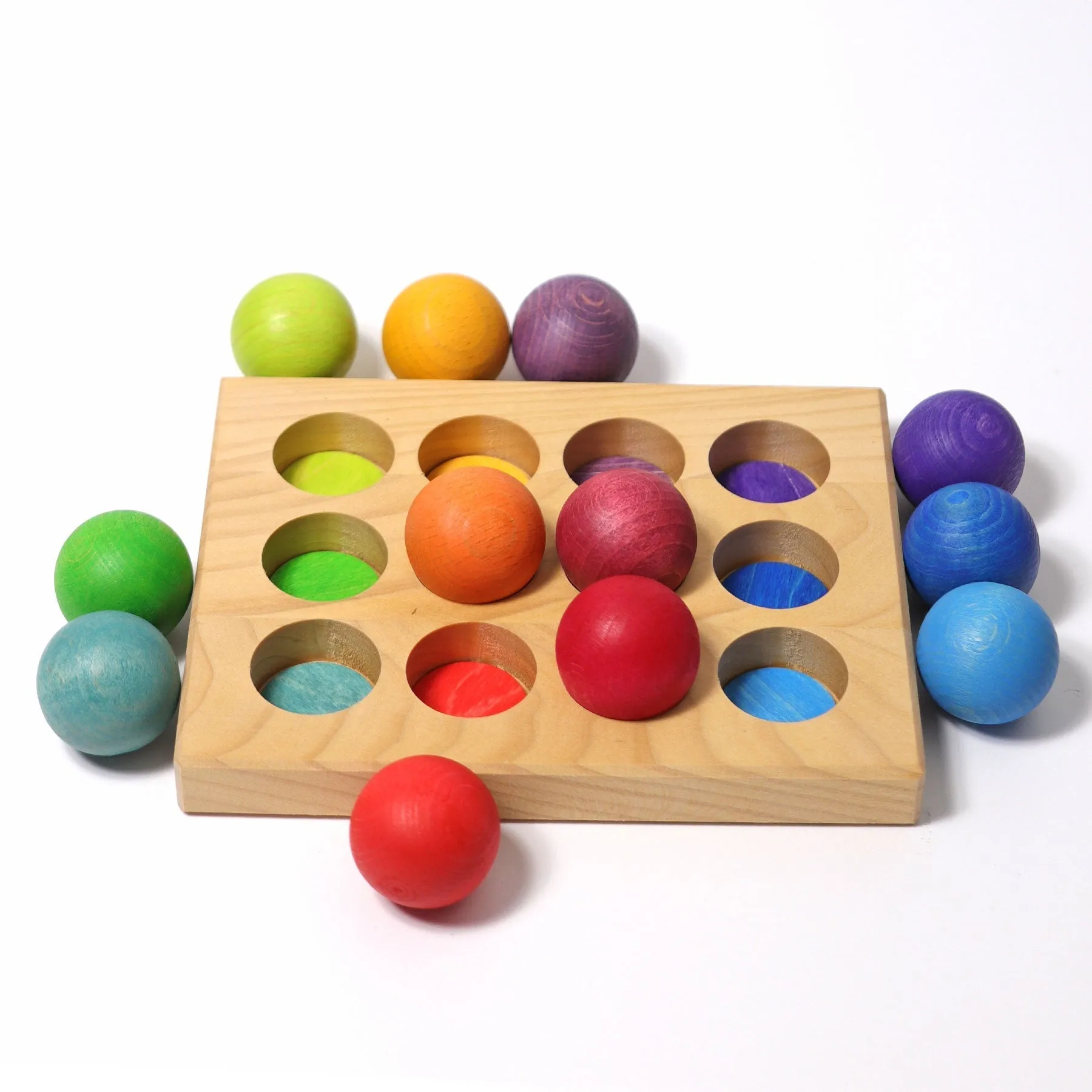 Grimm's Small Rainbow Balls - 12 pieces