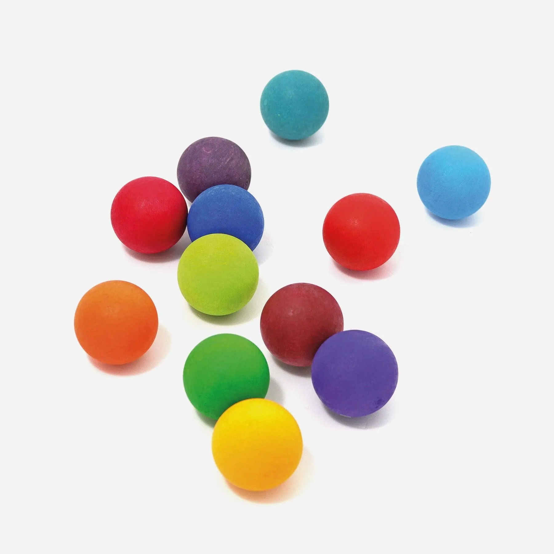 Grimm’s Small Rainbow Balls Set Marble Run Game of 12 Best Seller 3yrs 