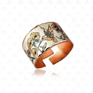 Handmade adjustable Hummingbird ring
