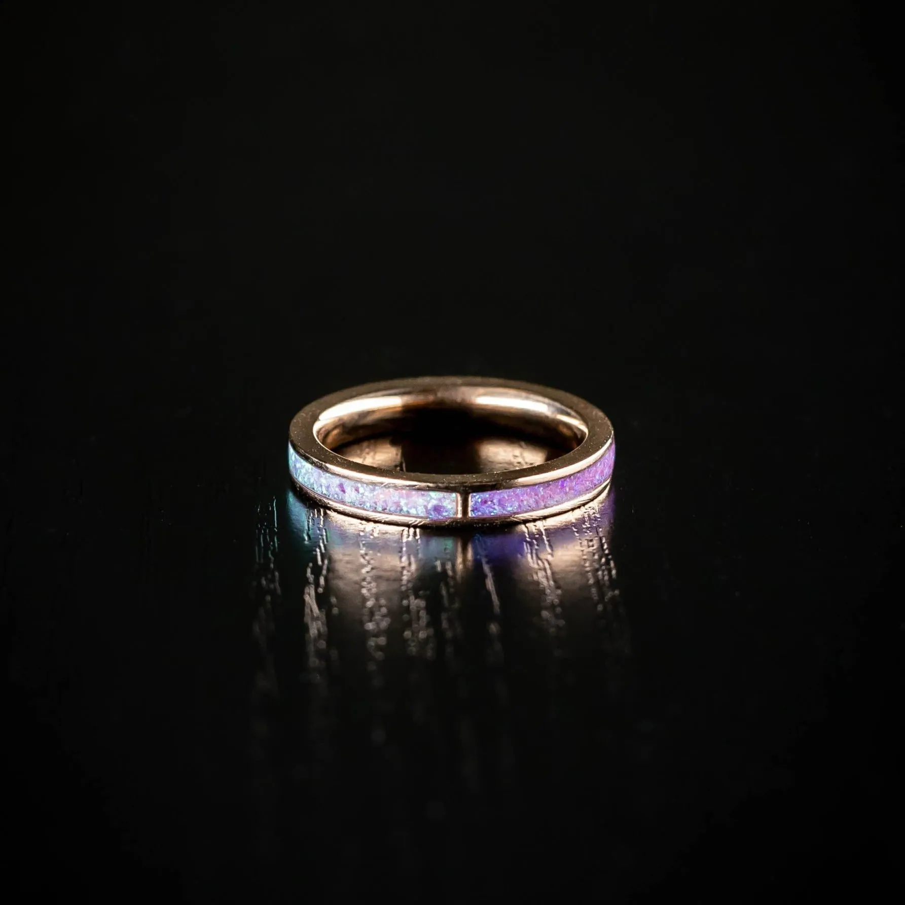 Harmonia - Two Tone Crushed Opal Womens Ring