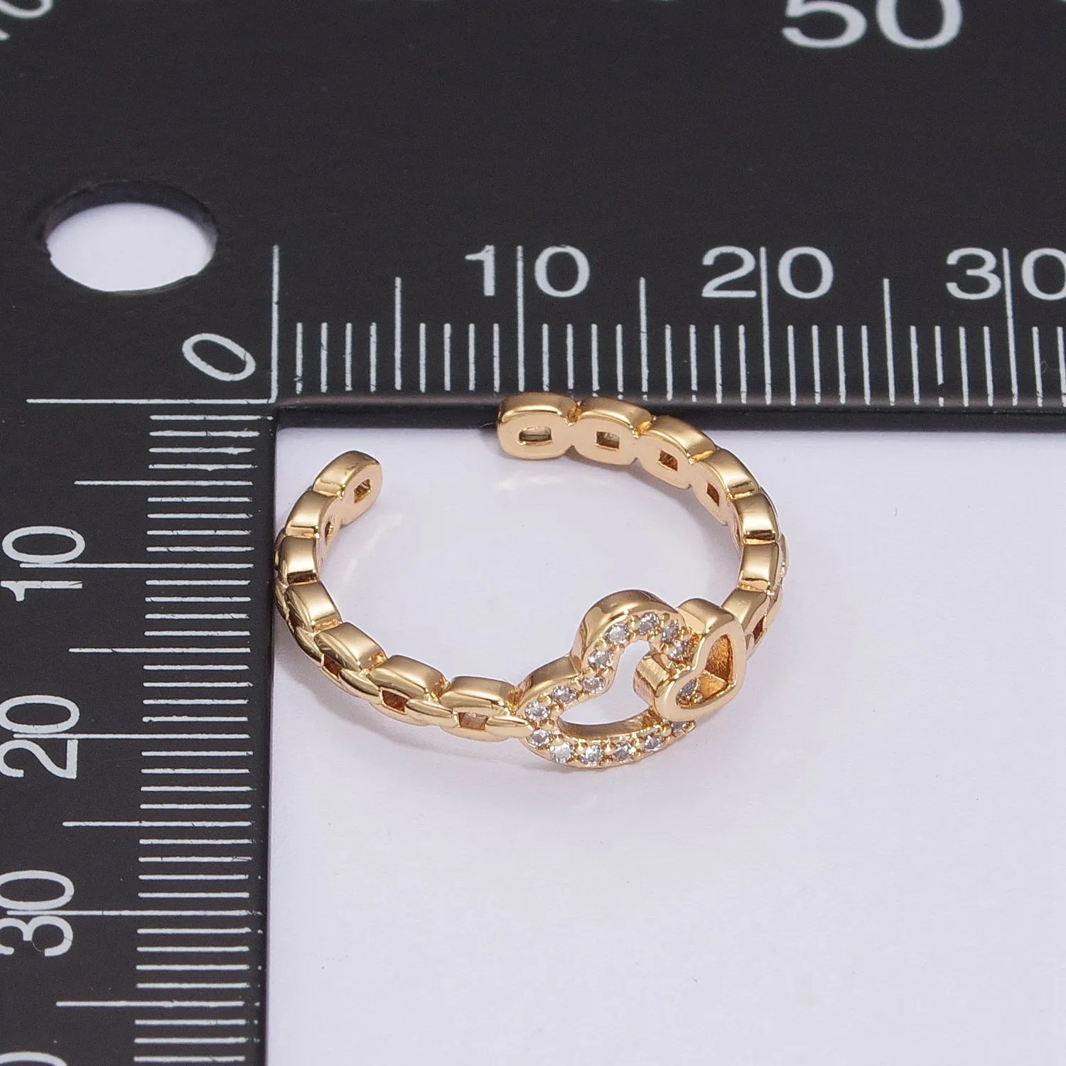 Heart rings, heart adjustable ring, open ring, LOVE rings, double heart ring, gold heart rings, LOVE rings, Silver heart rings, thin heart U-096