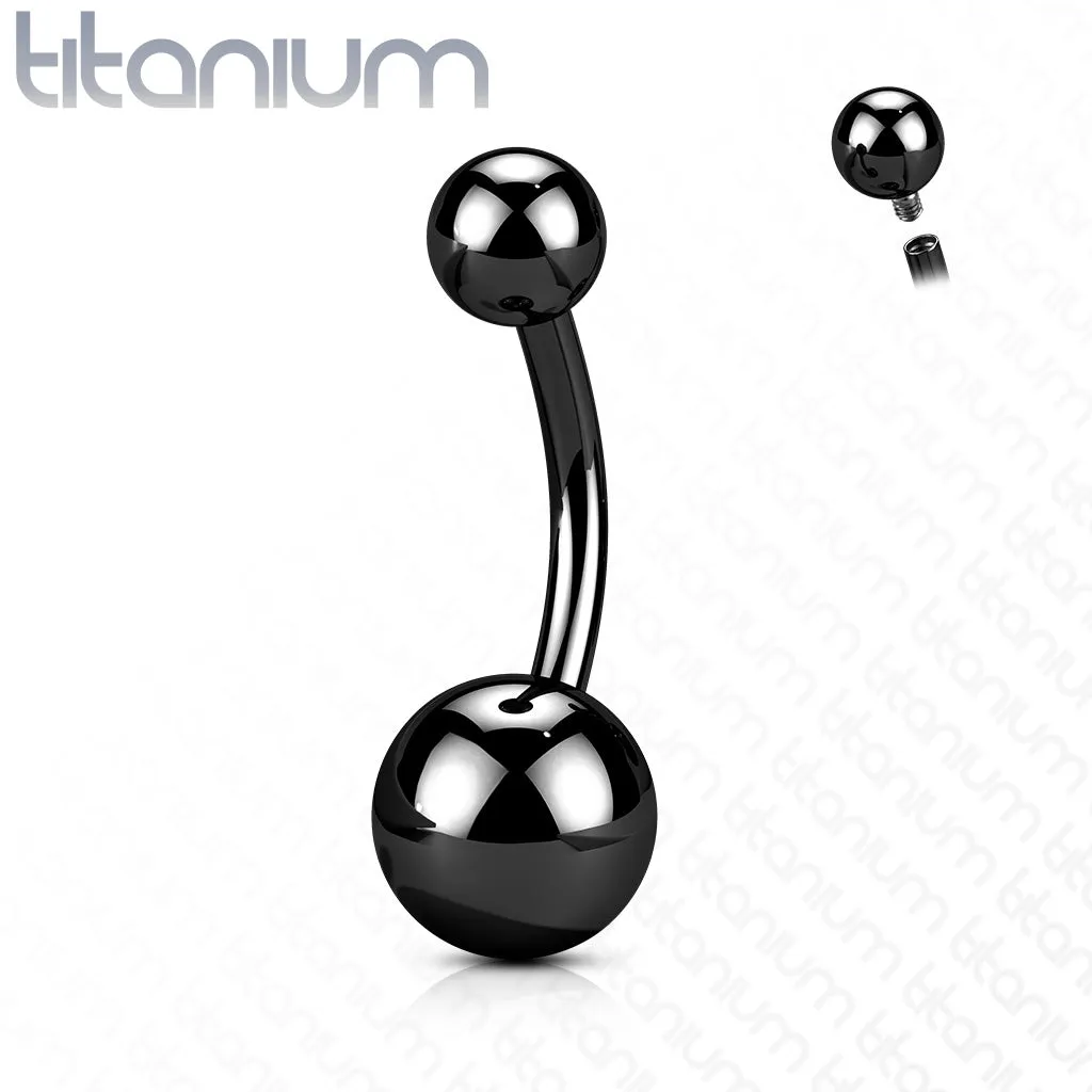 Implant TitaniumInternally Threaded Basic Belly Button Rings