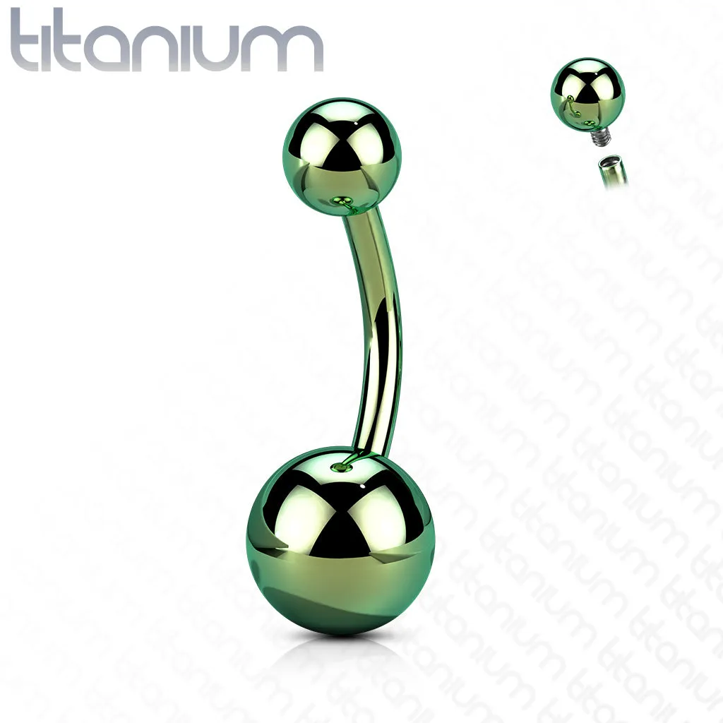 Implant TitaniumInternally Threaded Basic Belly Button Rings