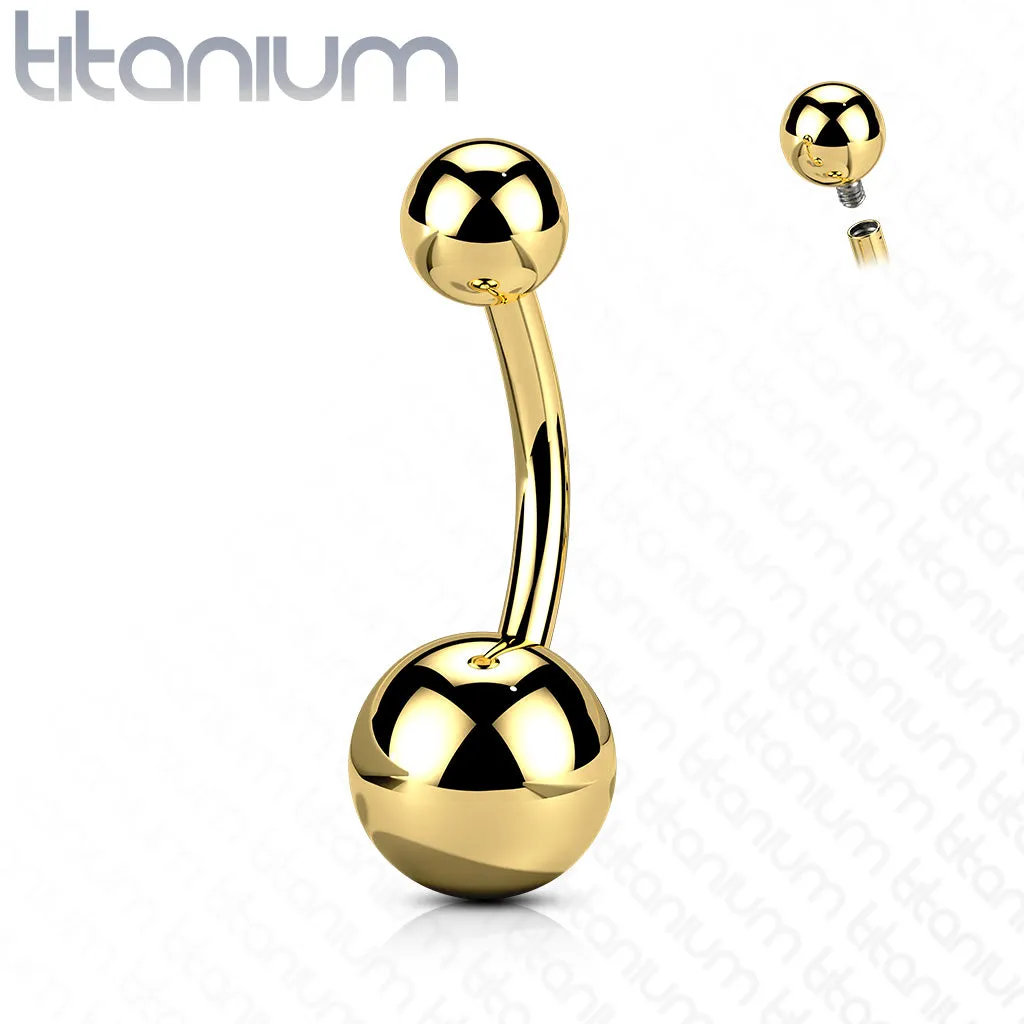Implant TitaniumInternally Threaded Basic Belly Button Rings