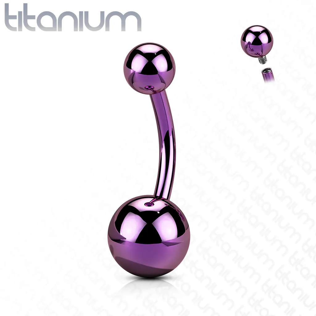 Implant TitaniumInternally Threaded Basic Belly Button Rings