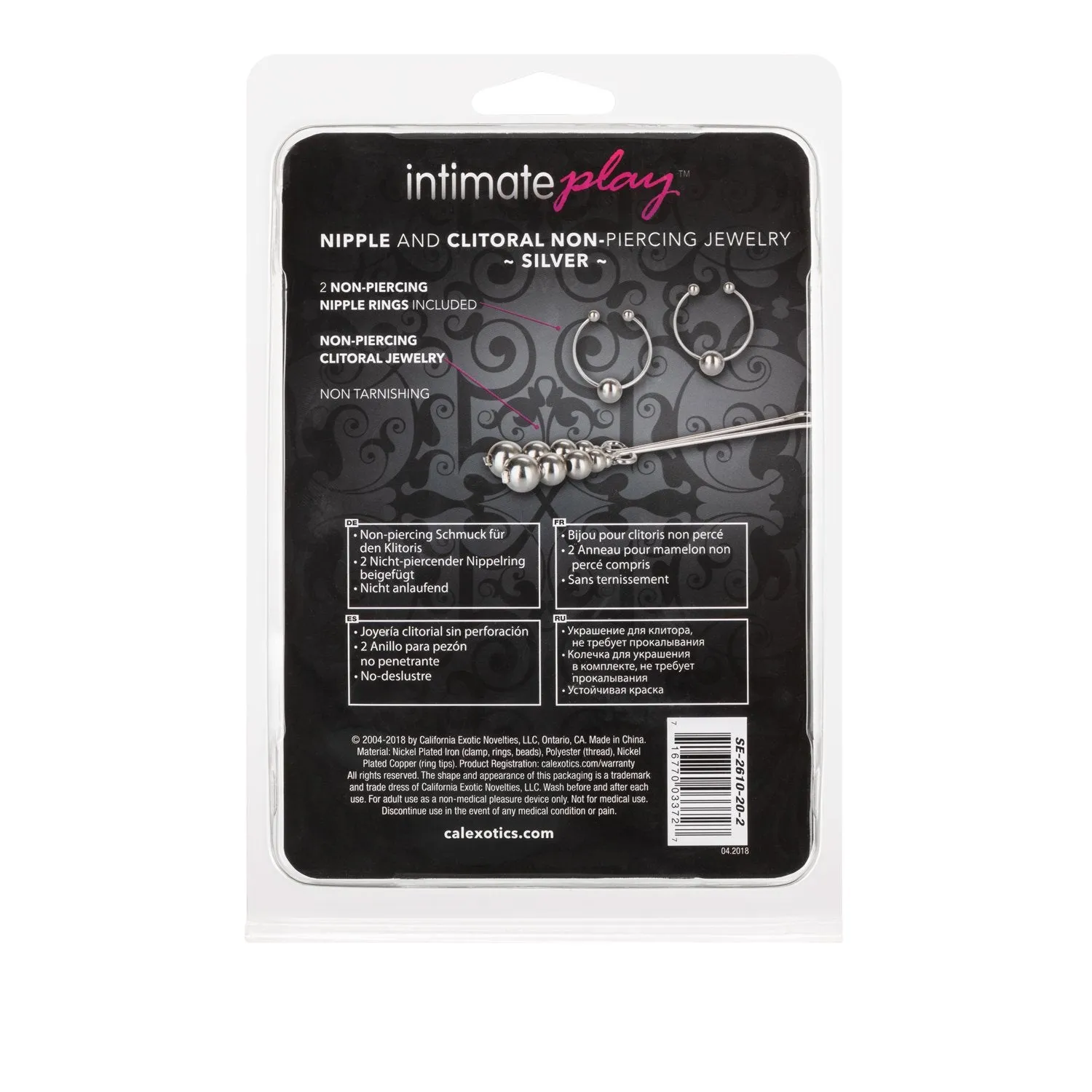Intimate Play™ Nipple and Clitoral Non-Piercing Body Jewelry™