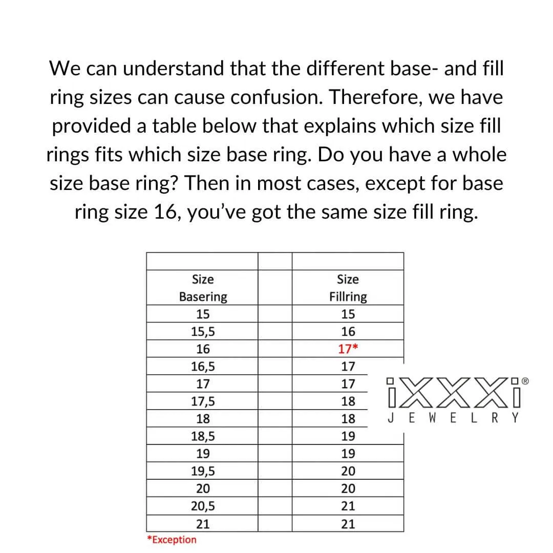 iXXXi Chunky Full Combined Ring - Style 109