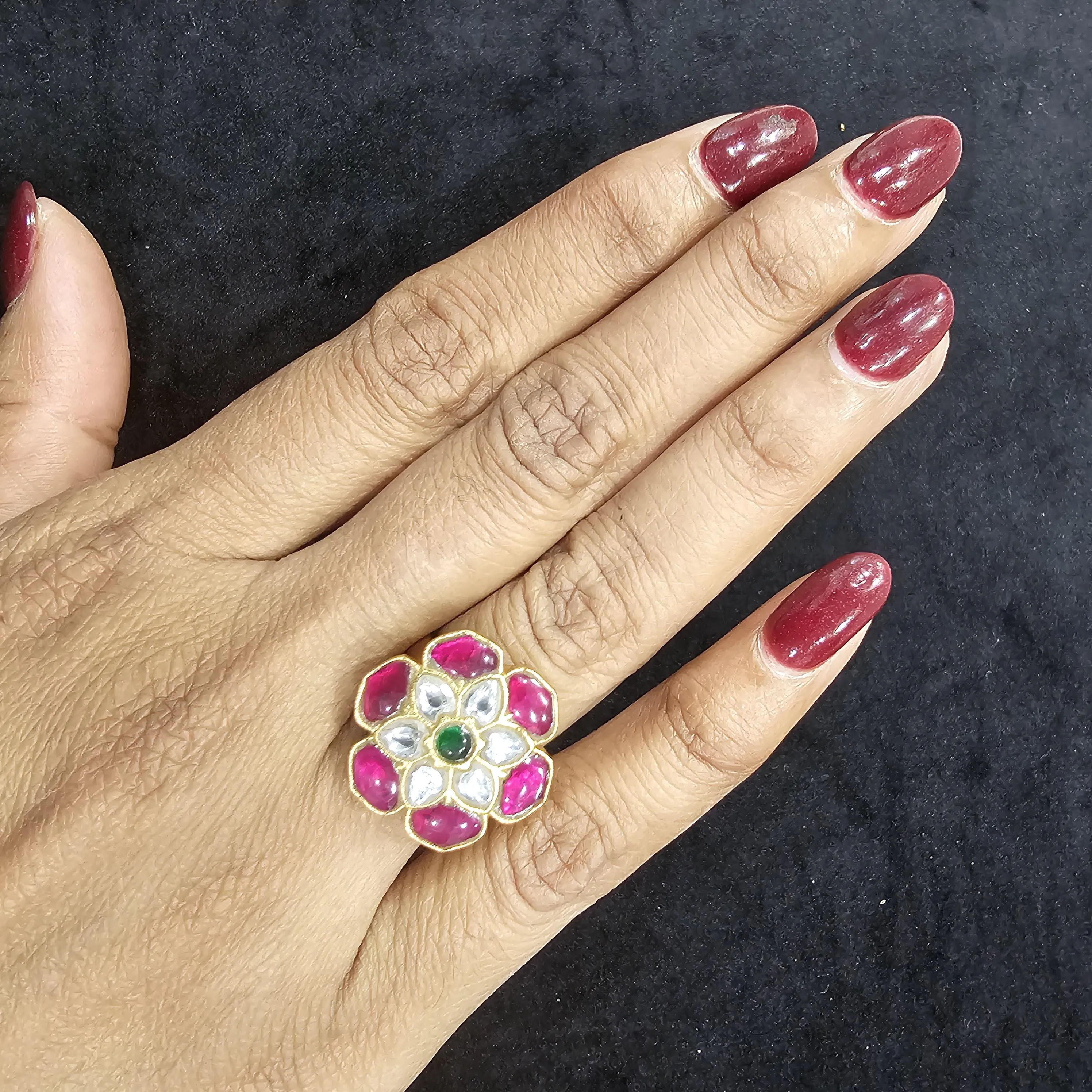 Jadau Kundan rings