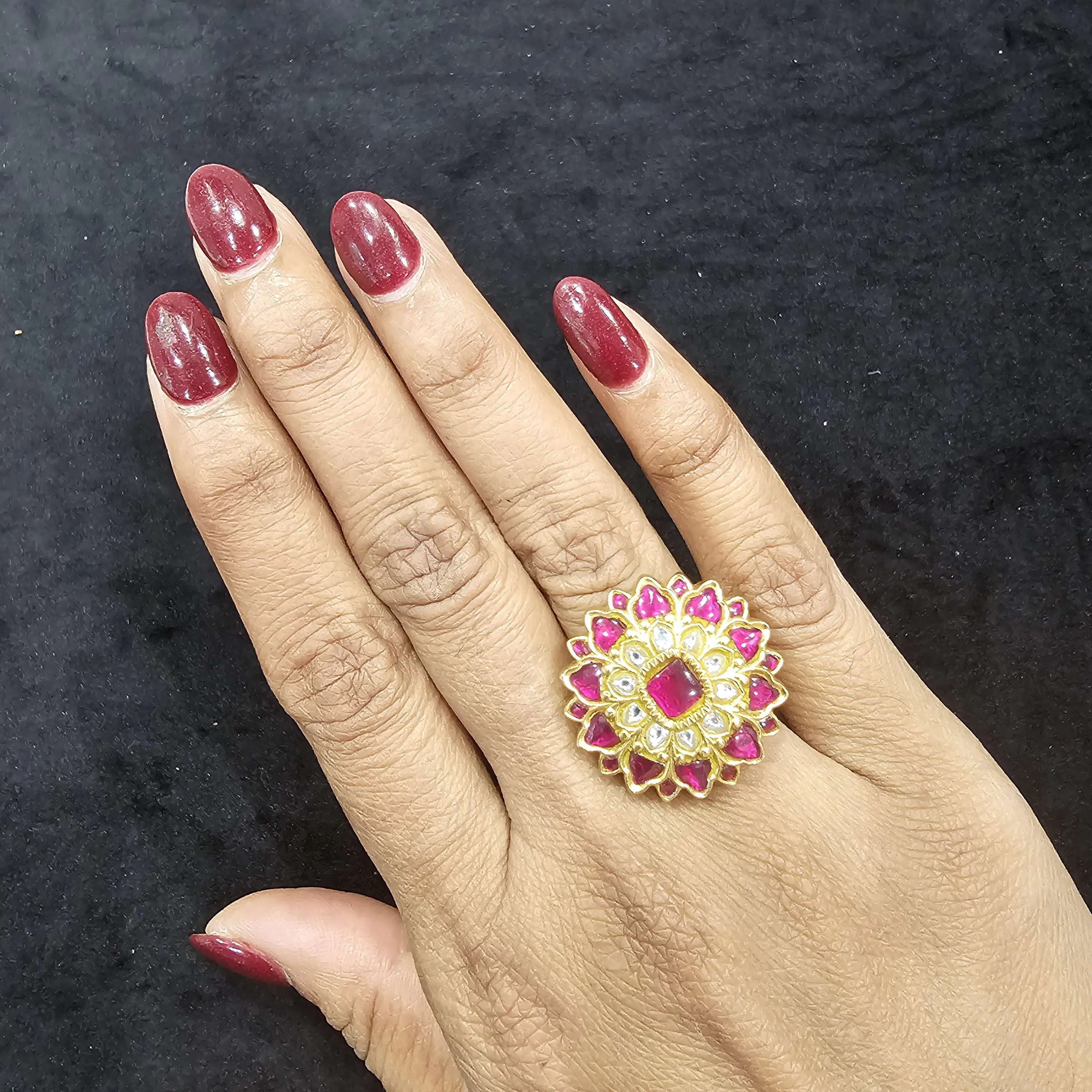 Jadau Kundan rings