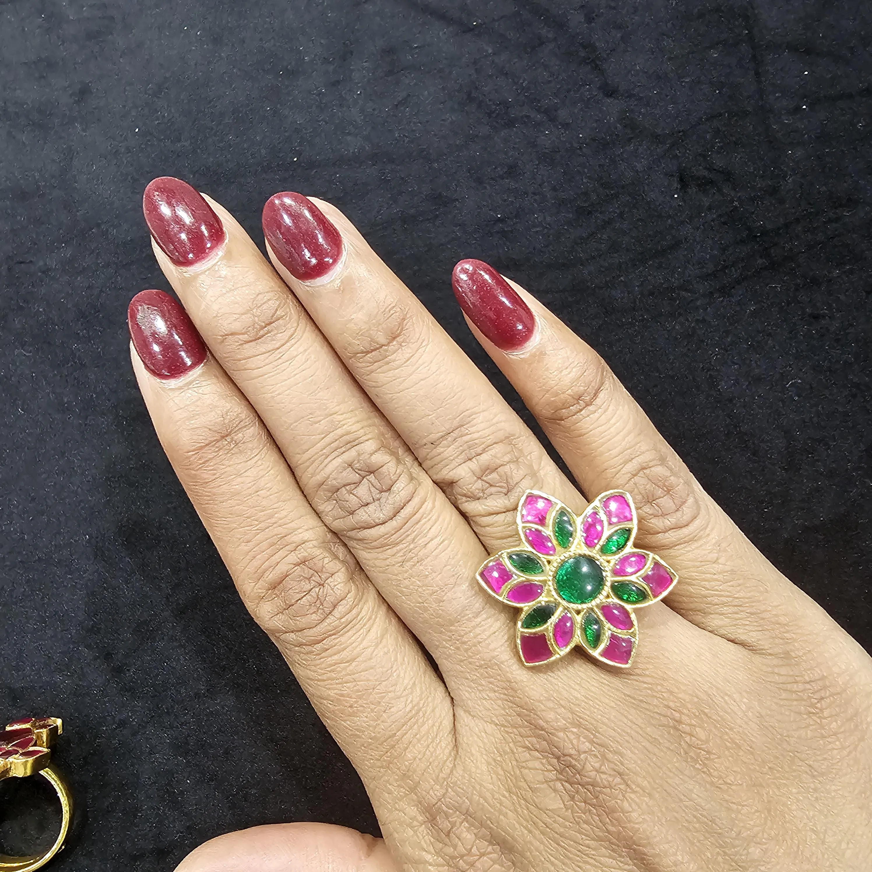 Jadau Kundan rings