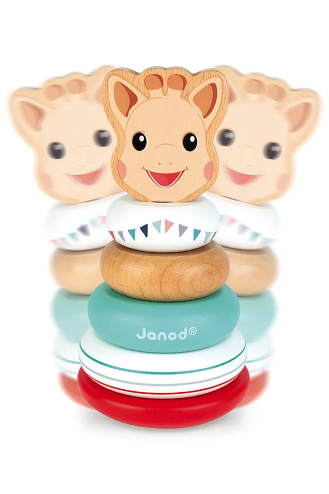 Janod Sophie La Girafe Stackable Roly-Poly