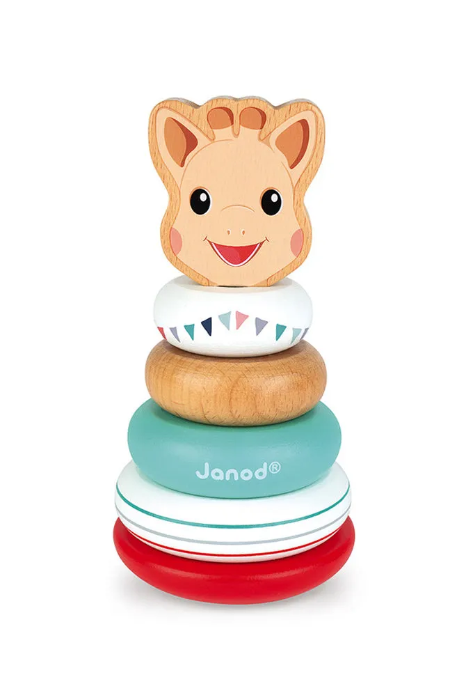 Janod Sophie La Girafe Stackable Roly-Poly