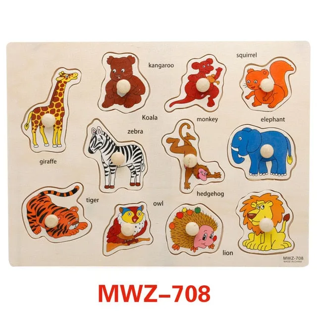 Kids 3D Wooden Puzzles Toys