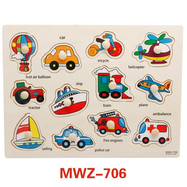 Kids 3D Wooden Puzzles Toys