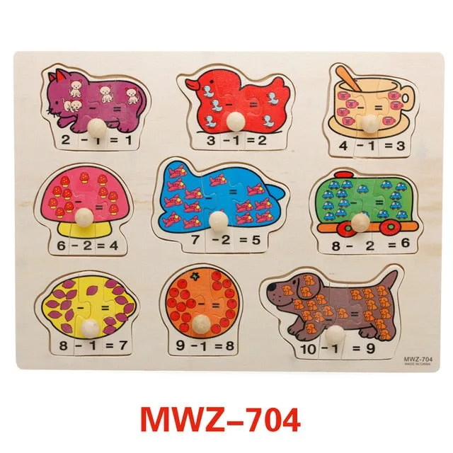 Kids 3D Wooden Puzzles Toys