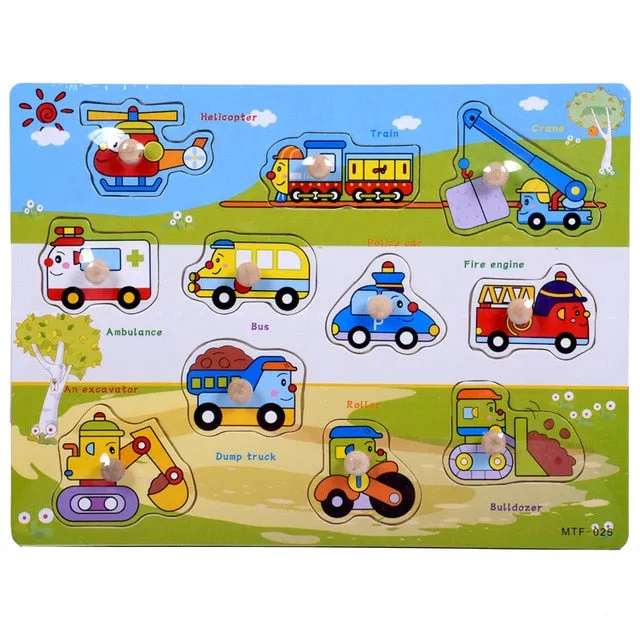 Kids 3D Wooden Puzzles Toys