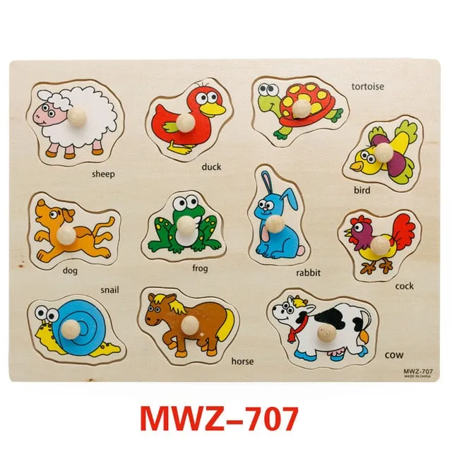 Kids 3D Wooden Puzzles Toys