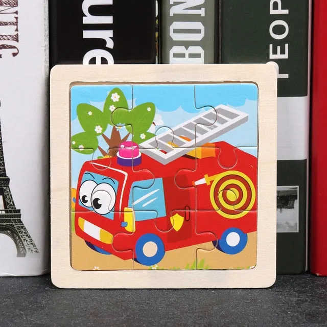 Kids 3D Wooden Puzzles Toys