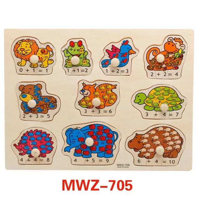 Kids 3D Wooden Puzzles Toys