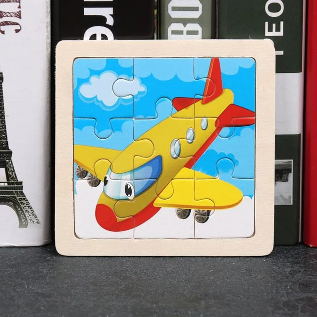 Kids 3D Wooden Puzzles Toys
