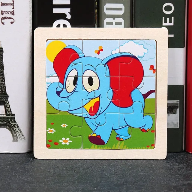 Kids 3D Wooden Puzzles Toys