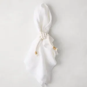 Knotted Rope Napkin Ring, Set of 4