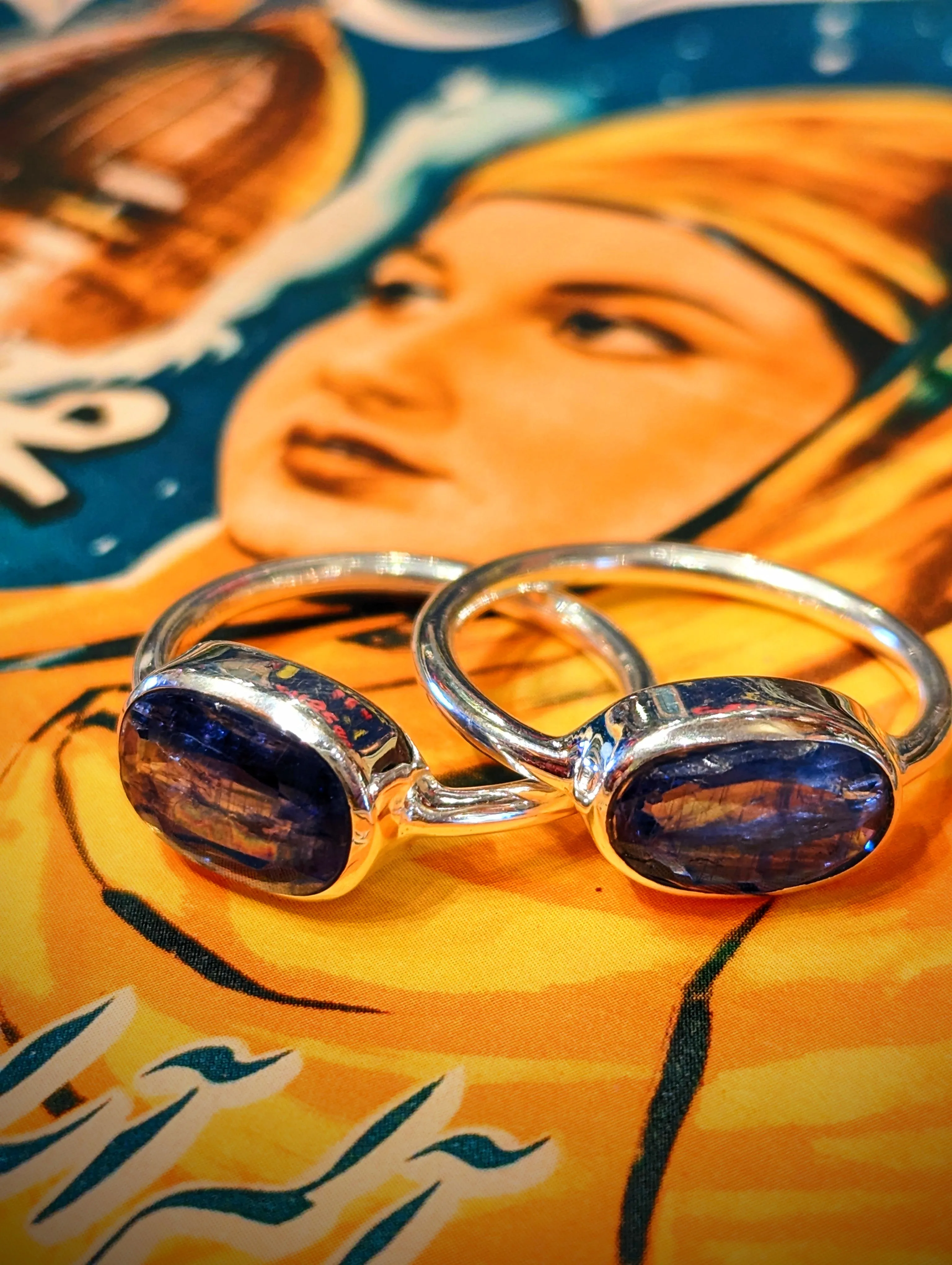 Kyanite ring
