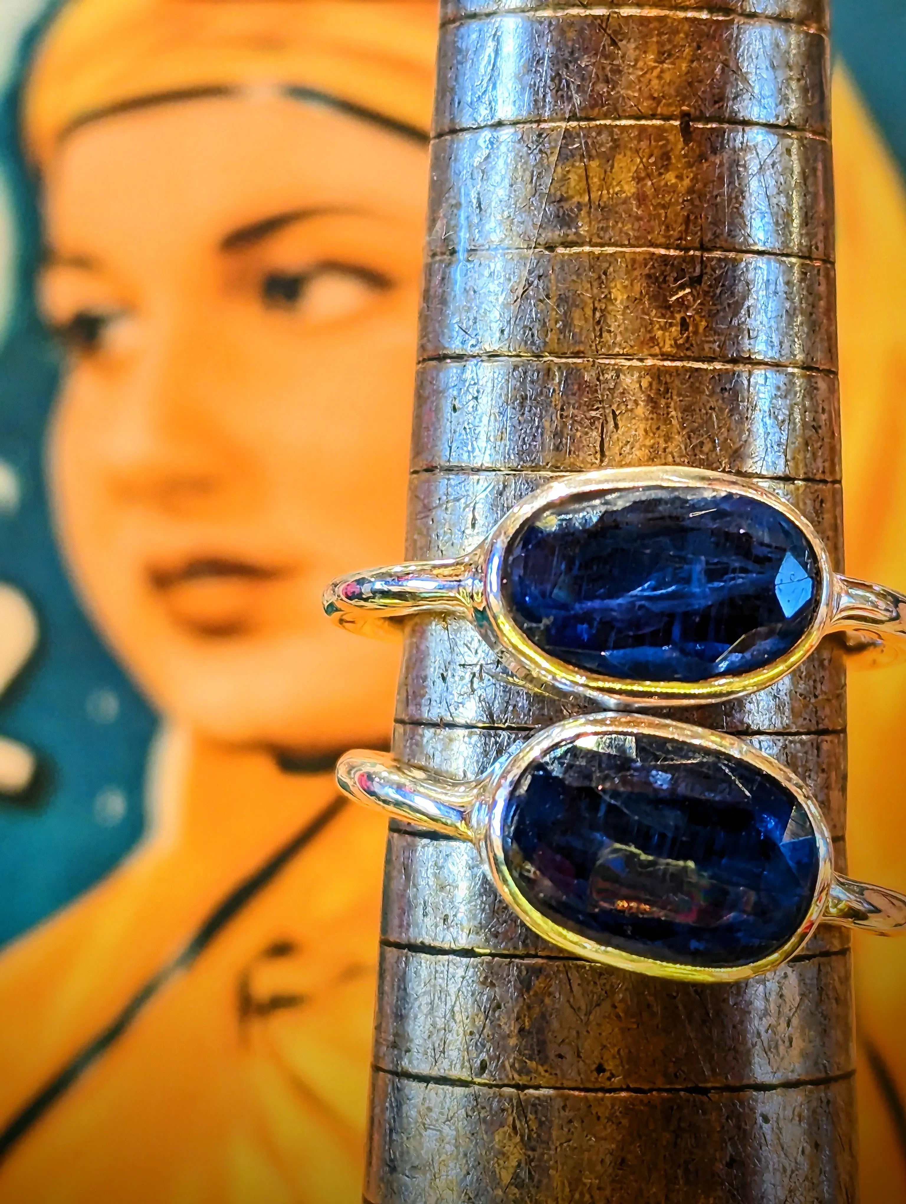 Kyanite ring