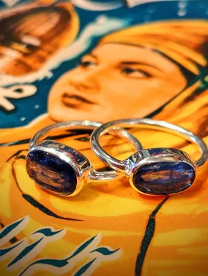 Kyanite ring