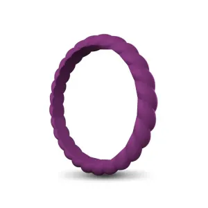 Ladies Rope Silicone Ring