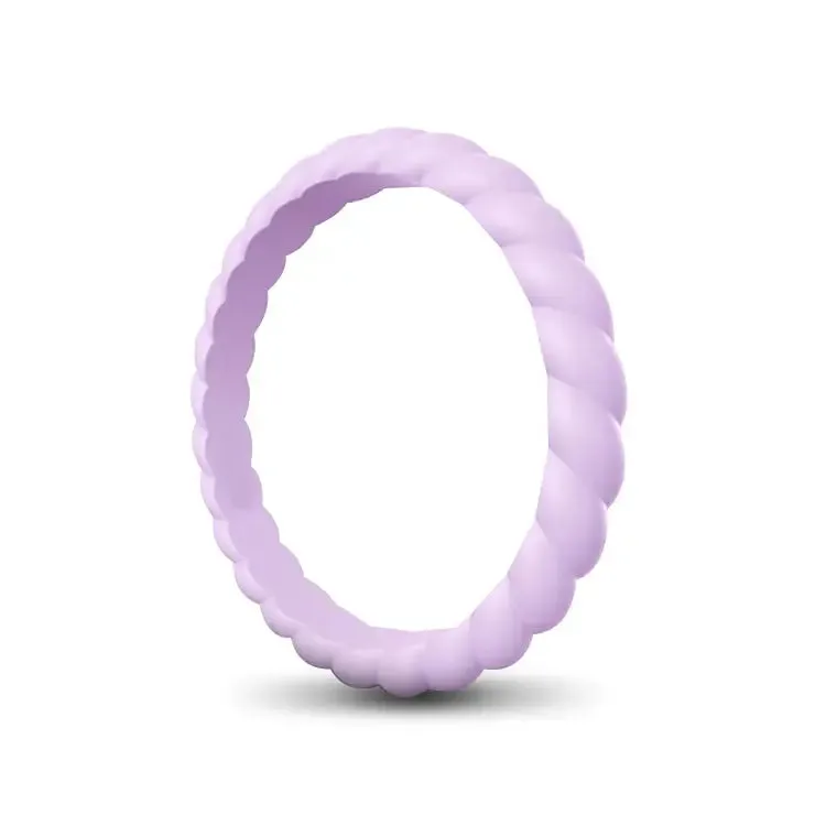 Ladies Rope Silicone Ring