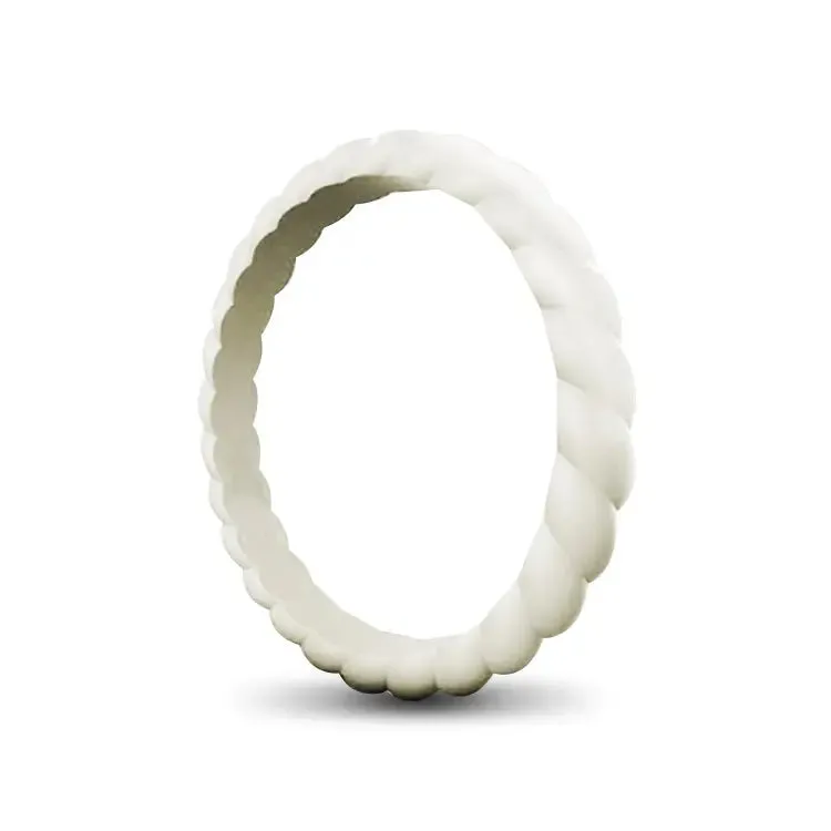 Ladies Rope Silicone Ring