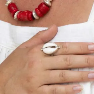 Large Lani Shell Ring