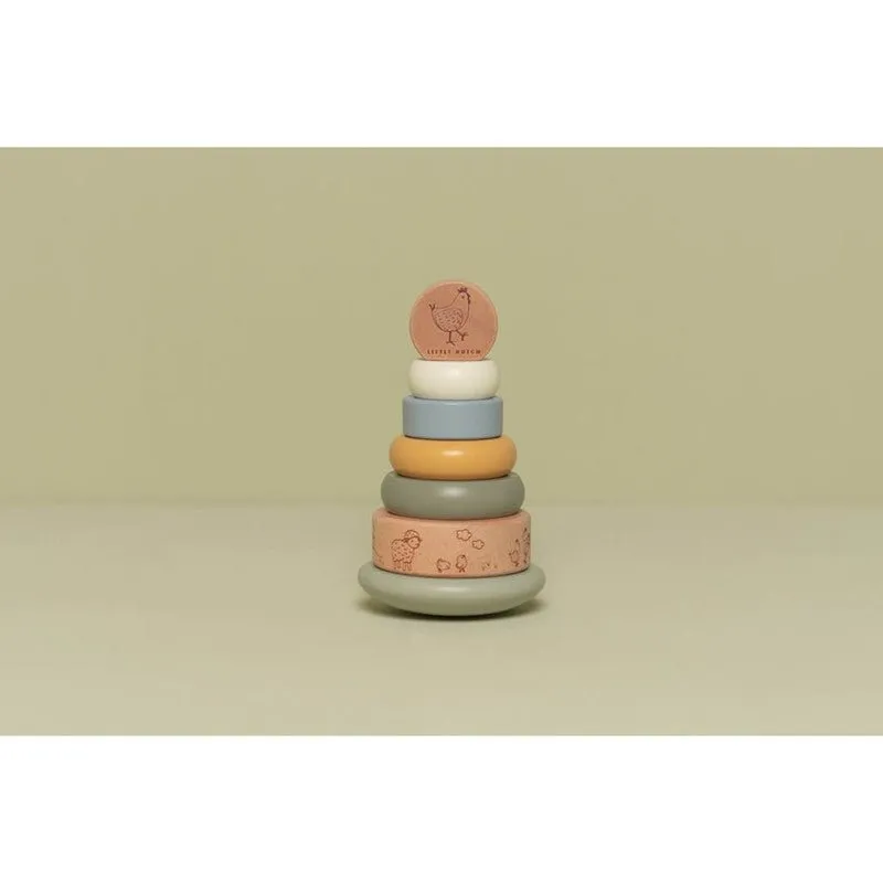 LITTLE DUTCH Rocking Ring Stacker FSC - Little Farm